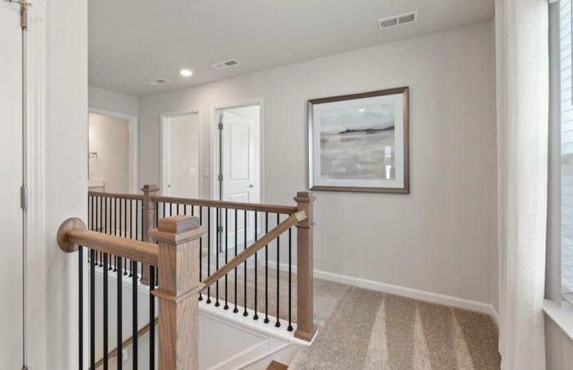 Stairway to third floor