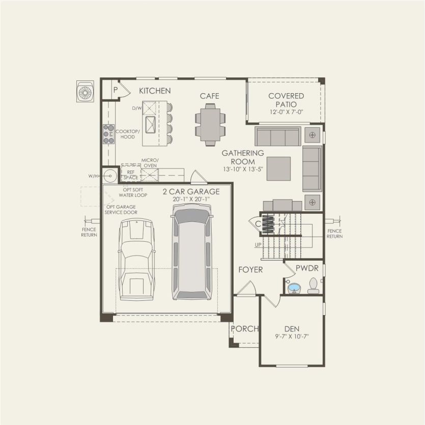 First Floor 4 br / 2.5 ba