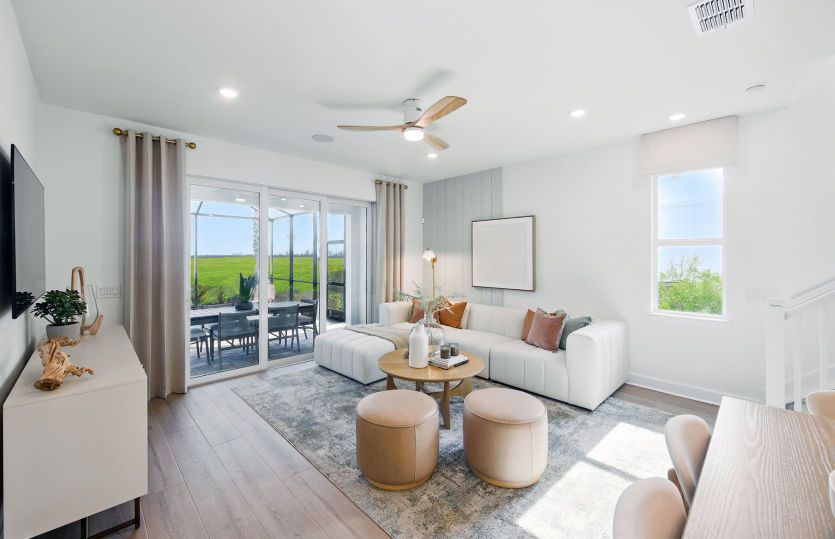 Gathering room with natural light