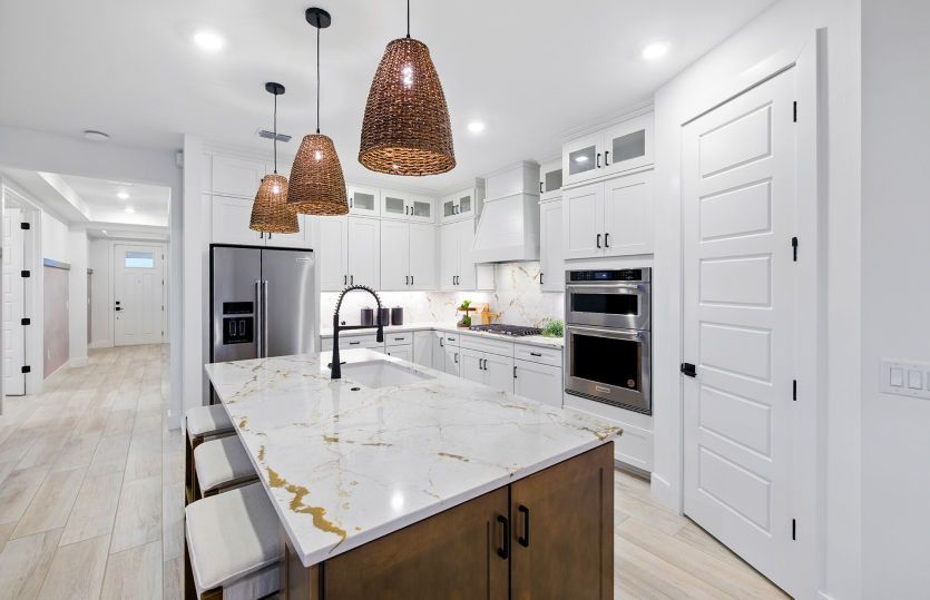 Tons of storage with a walk-in pantry
