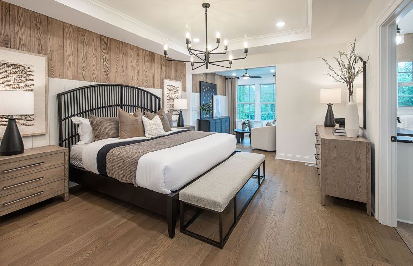Spacious owner's bedroom