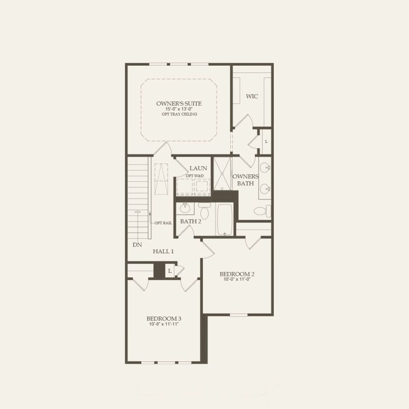 Second Floor 3 br / 2.5 ba