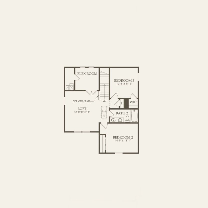 Second Floor 3 br / 2.5 ba