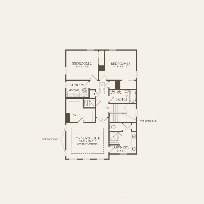 Second Floor 3 br / 2.5 ba