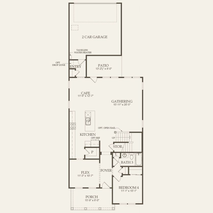 First Floor 4 br / 3 ba