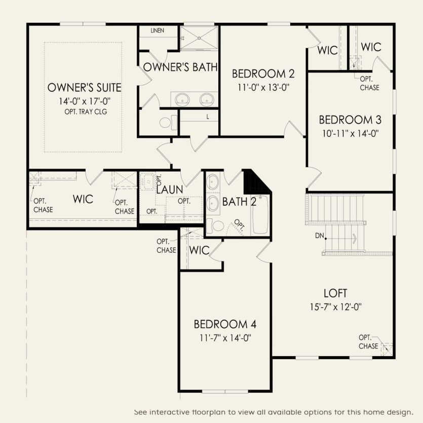 Second Floor 4 br / 2.5 ba