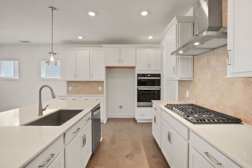 Spacious Kitchen with an Island