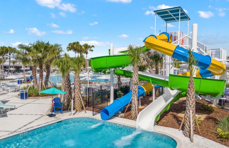 Dual Water Slides