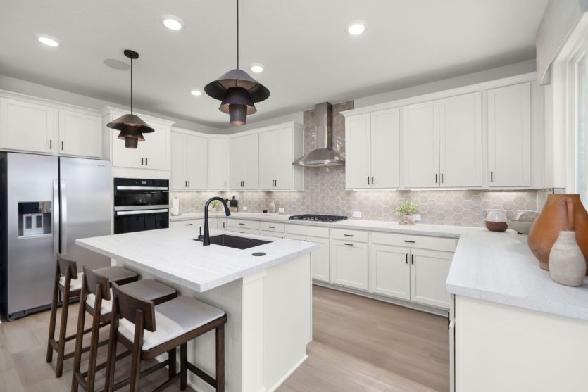 Kitchen with Built-in Dining