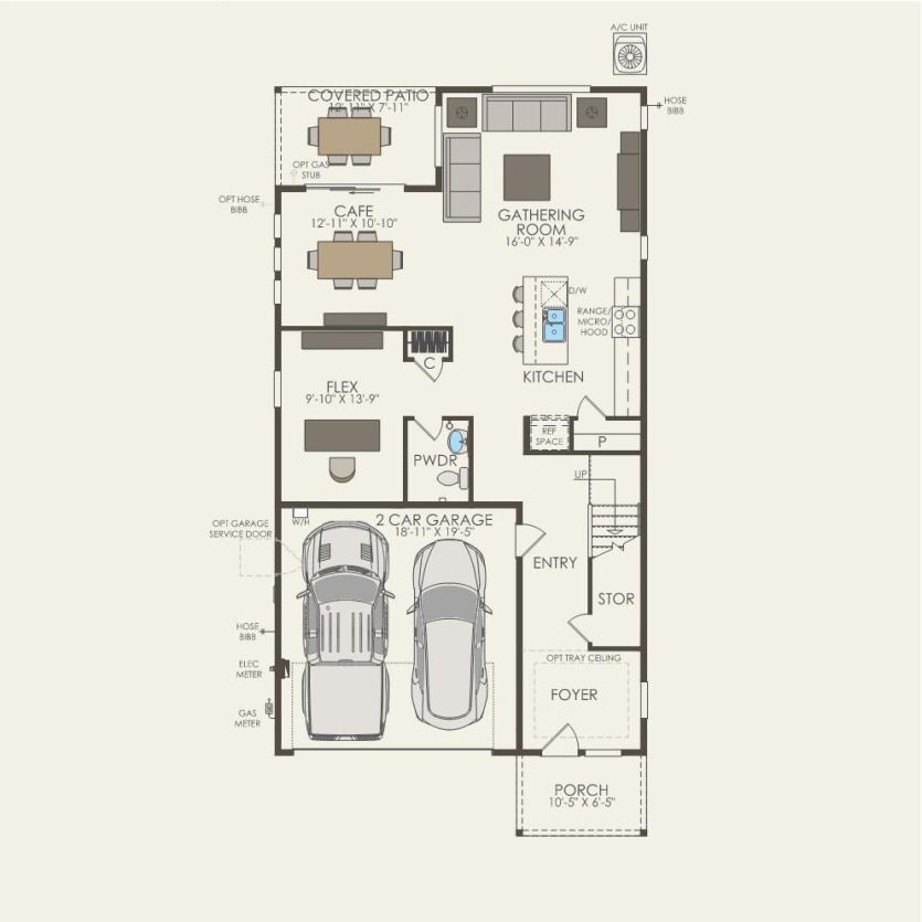 First Floor 4 br / 2.5 ba