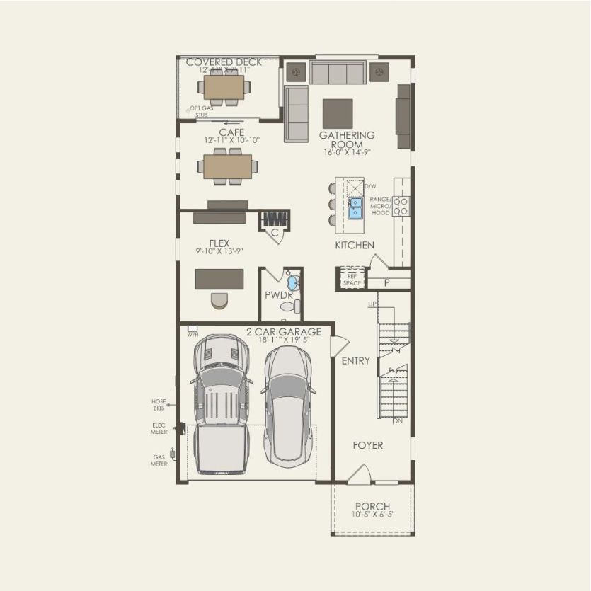 First Floor 4 br / 2.5 ba