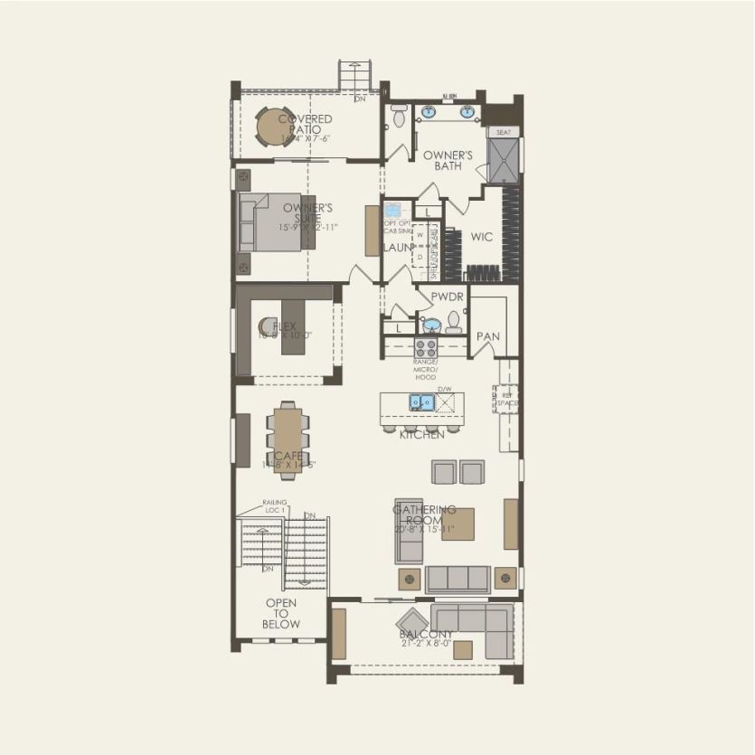 First Floor 3 br / 2.5 ba