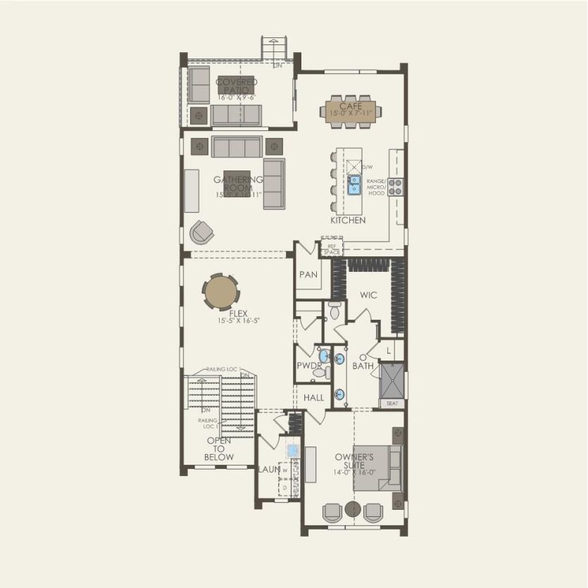 Second Floor 3 br / 2.5 ba