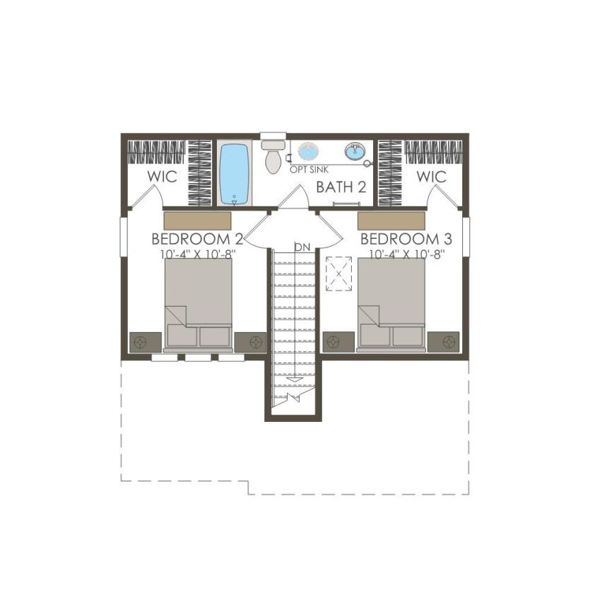 Third Floor 3 br / 2.5 ba