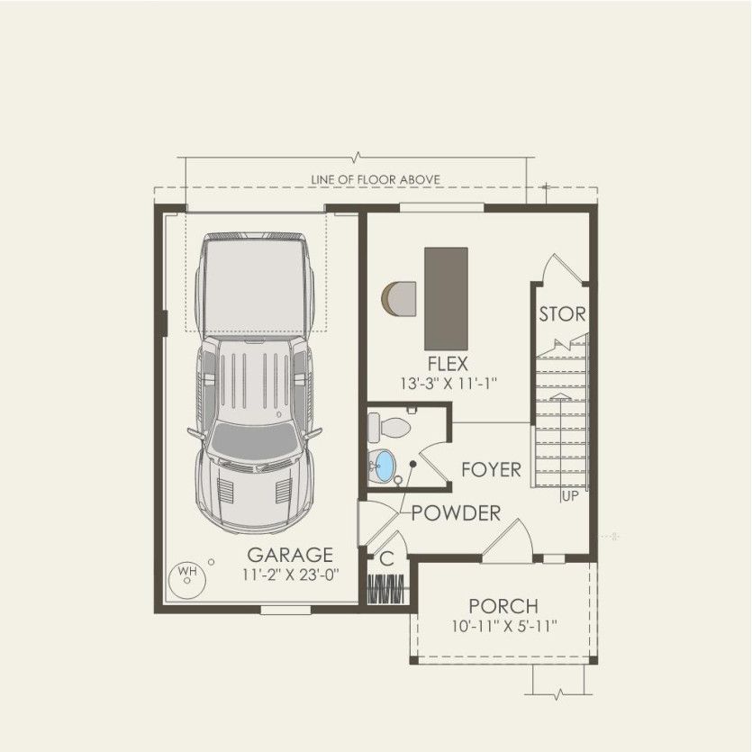 First Floor 3 br / 2.5 ba