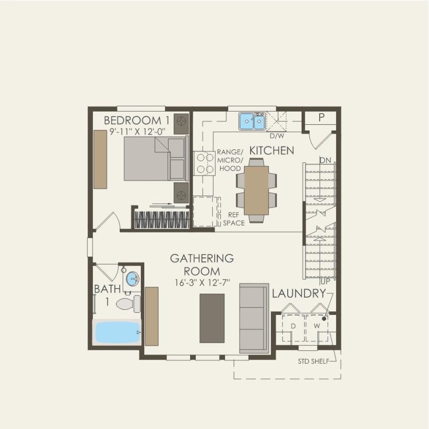 Second Floor 3 br / 2.5 ba