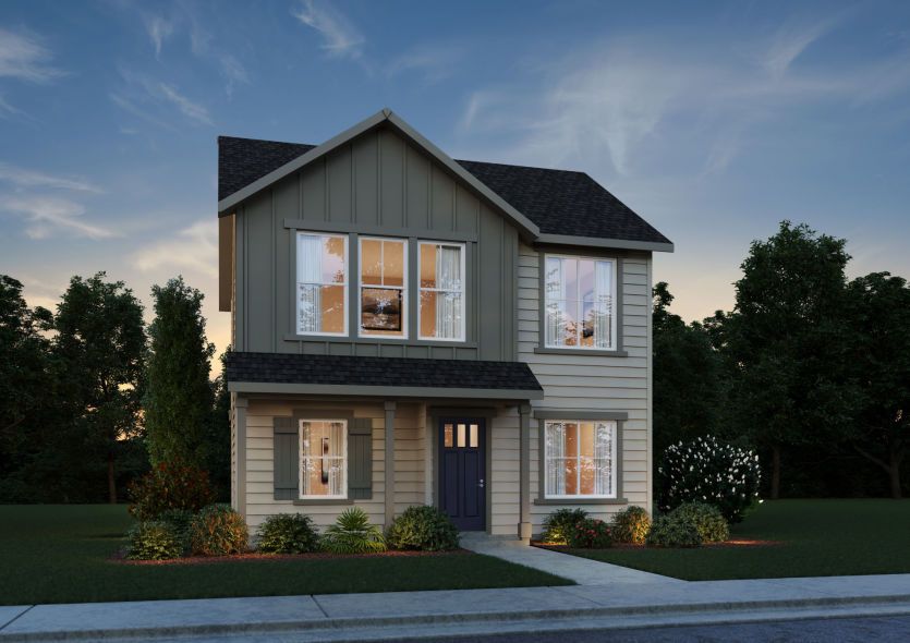 Elevation B- Color Scheme Option 1