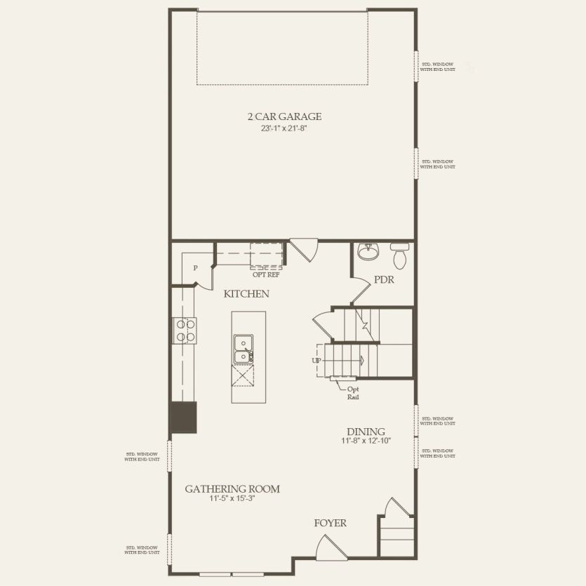 First Floor 3 br / 2.5 ba
