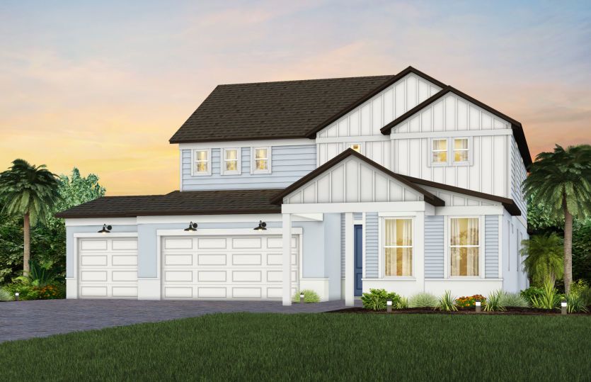 Serena 3-Car floor plan