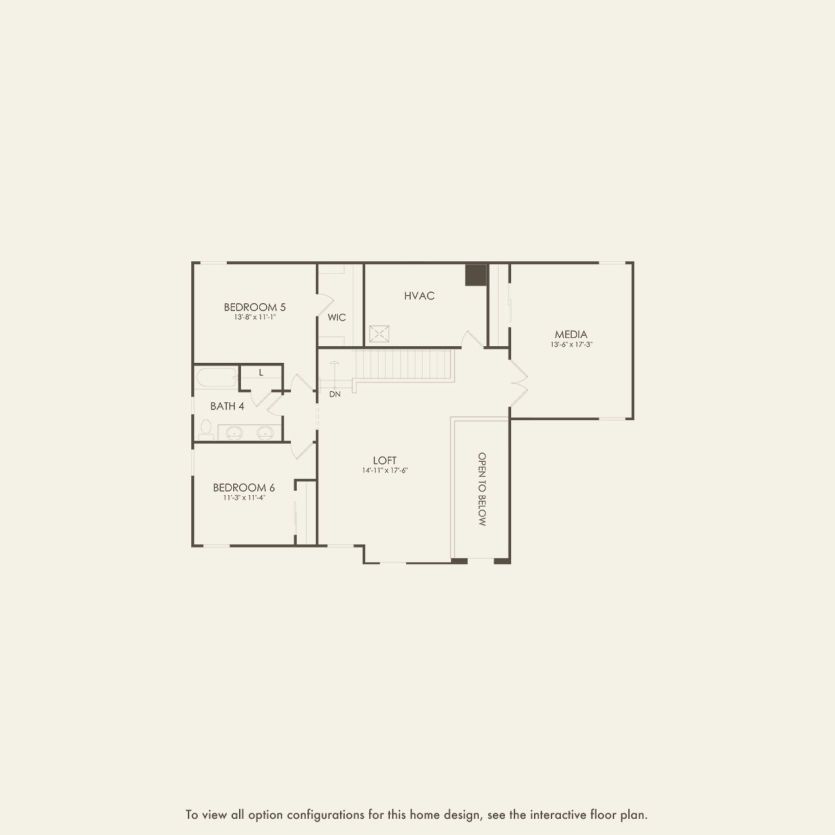 Second Floor 5 br / 4 ba