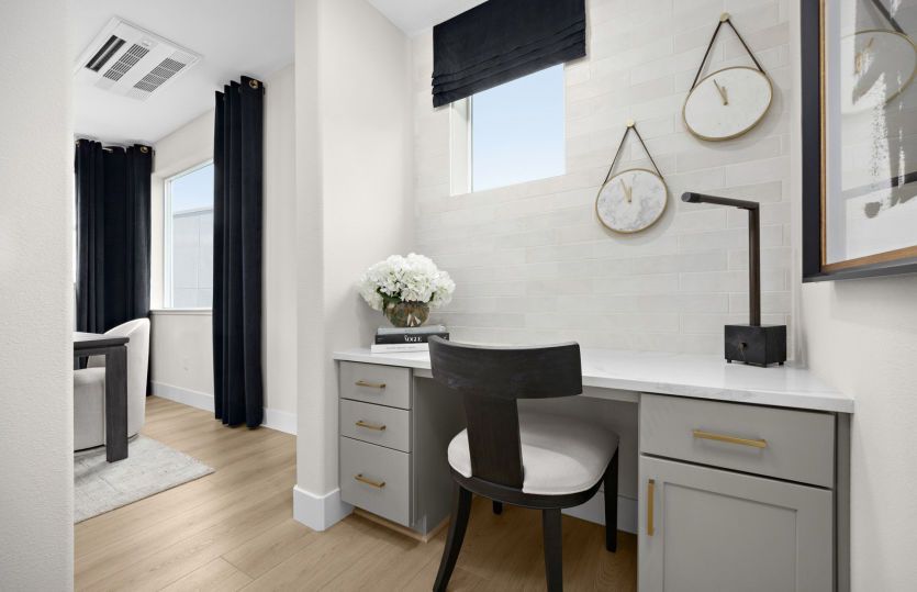 Build in office area off loft