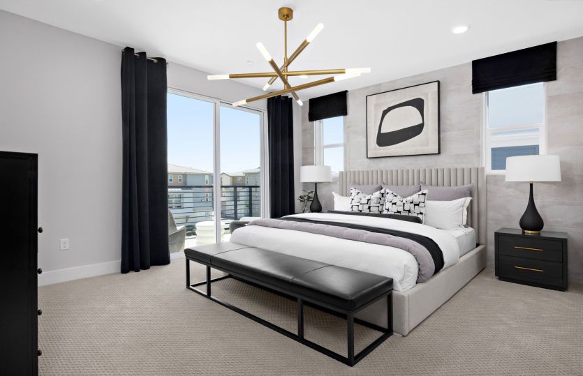 Owner's suite with balcony access
