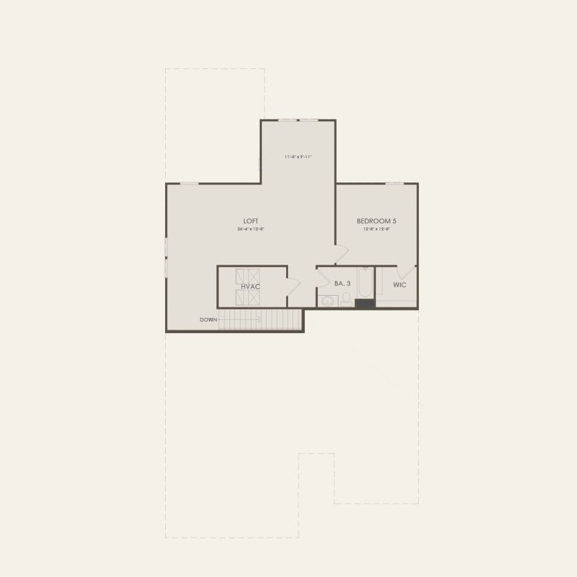 Second Floor 3 br / 3 ba