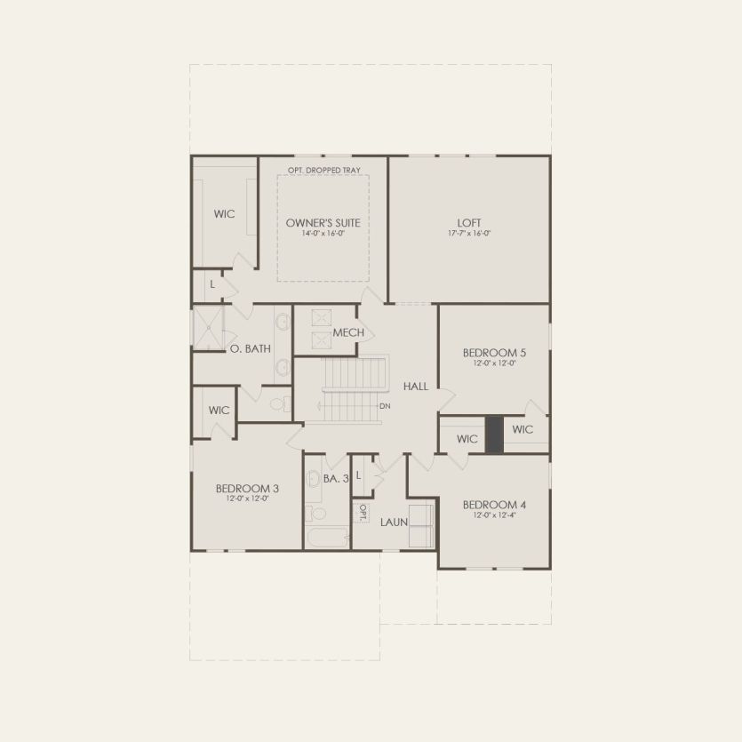 Second Floor 5 br / 3 ba