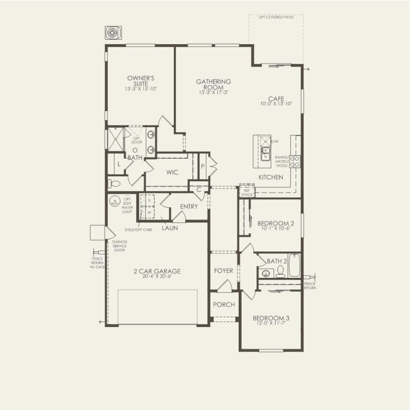 First Floor 3 br / 2 ba