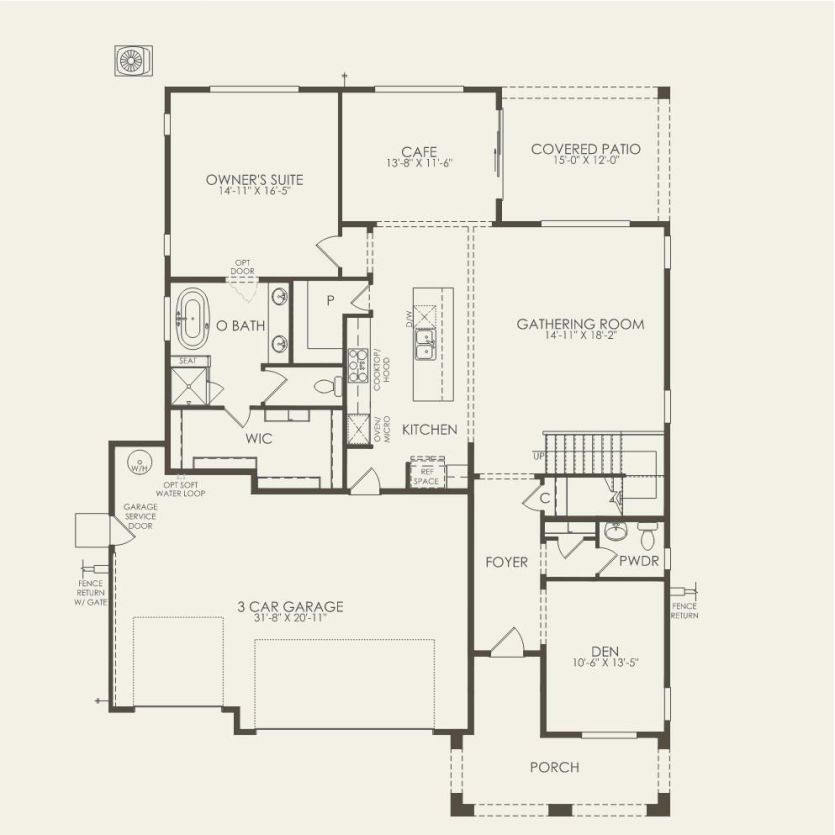 First Floor 5 br / 3.5 ba