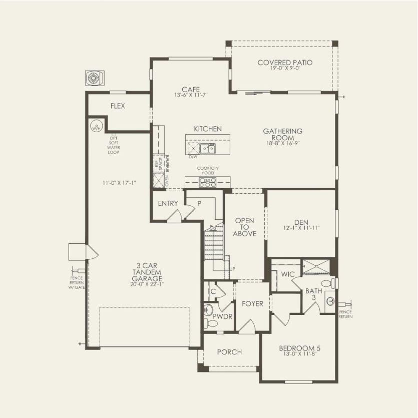 First Floor 5 br / 3.5 ba
