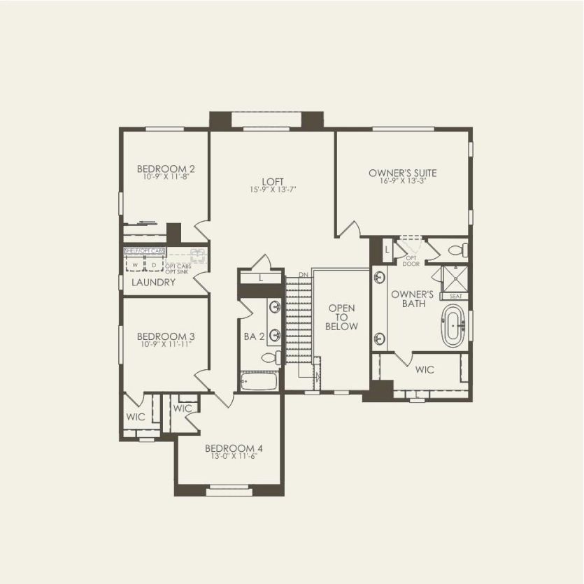 Second Floor 5 br / 3.5 ba