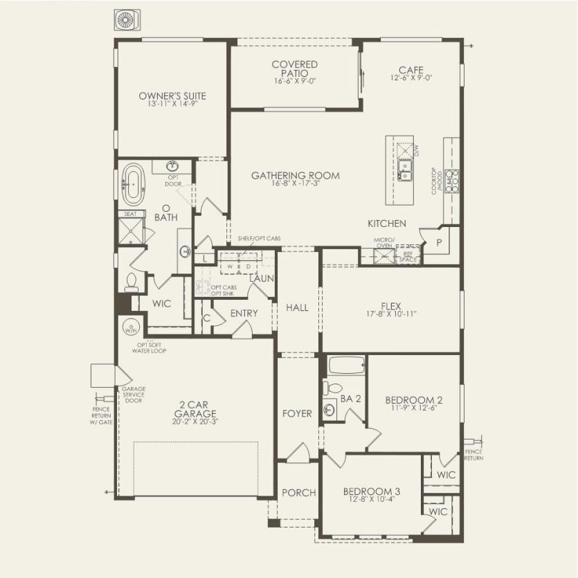 First Floor 3 br / 2 ba