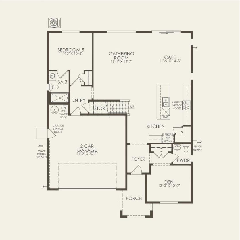 First Floor 5 br / 3.5 ba