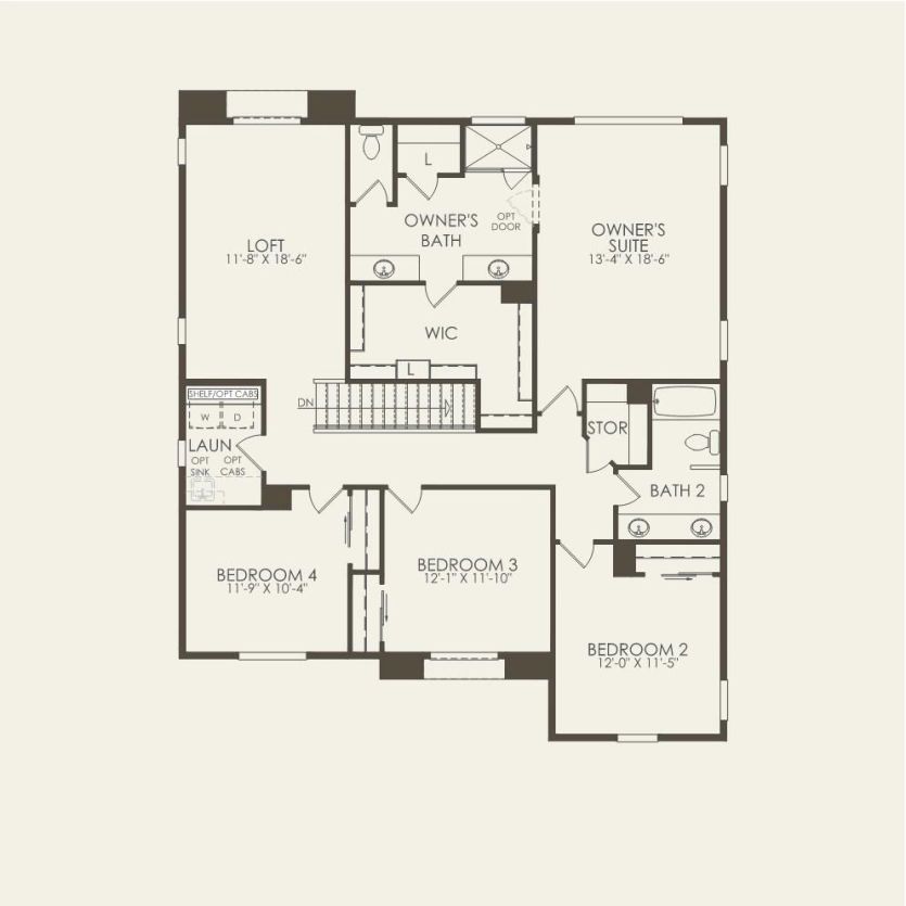 Second Floor 5 br / 3.5 ba