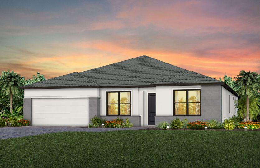 Exterior MD1 with Stone