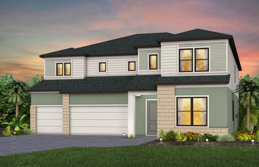 Exterior MD1 with Stone