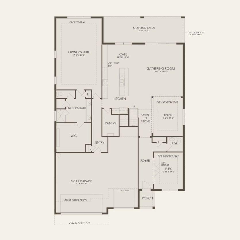 First Floor 6 br / 5 ba