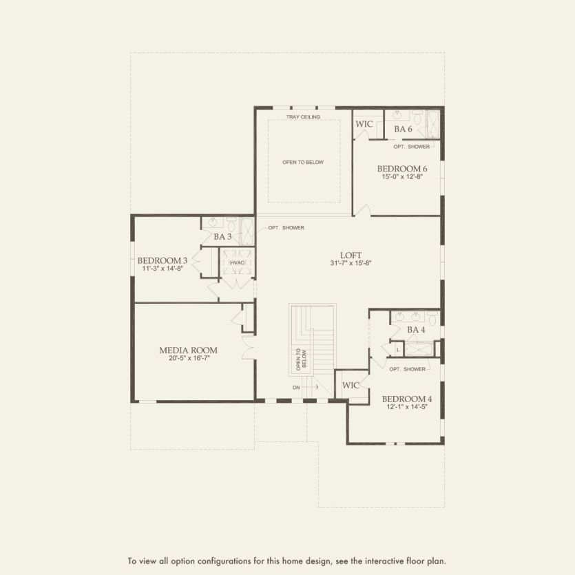 Second Floor 5 br / 5.5 ba