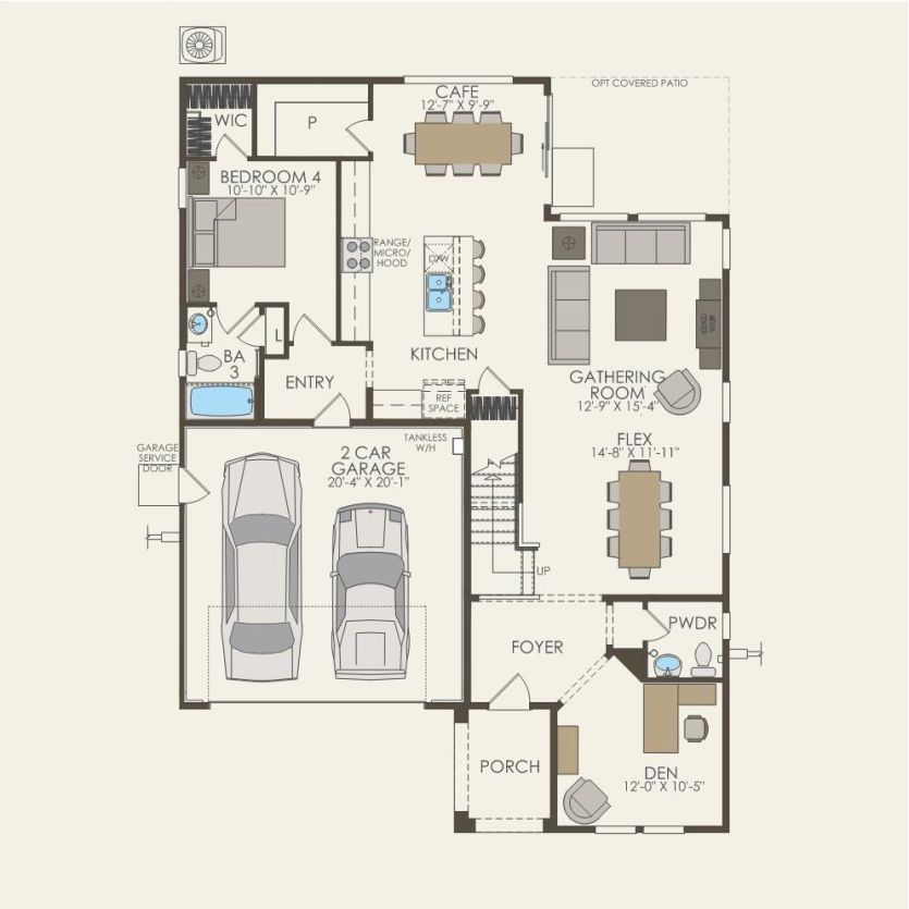 First Floor 5 br / 3.5 ba