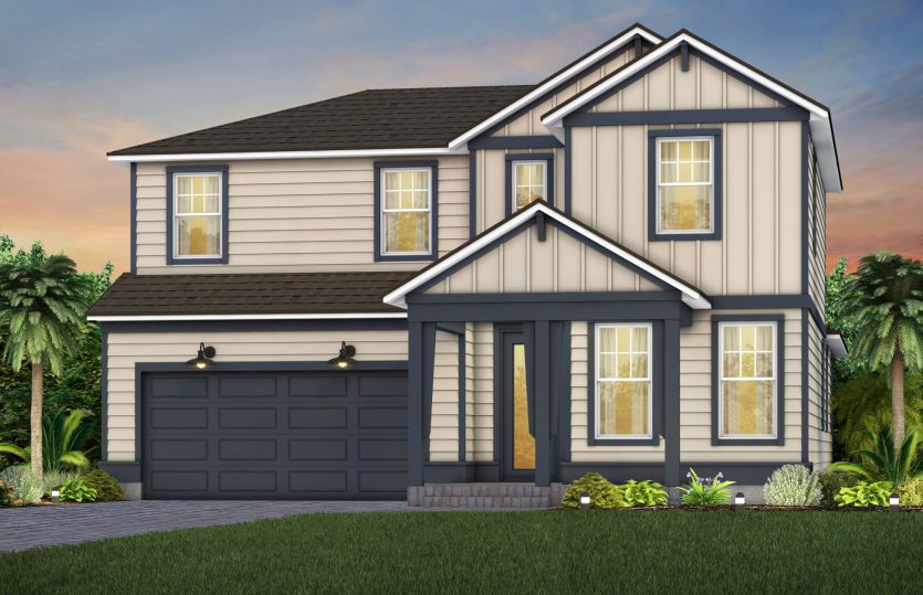 Farmhouse Elevation | LFH2