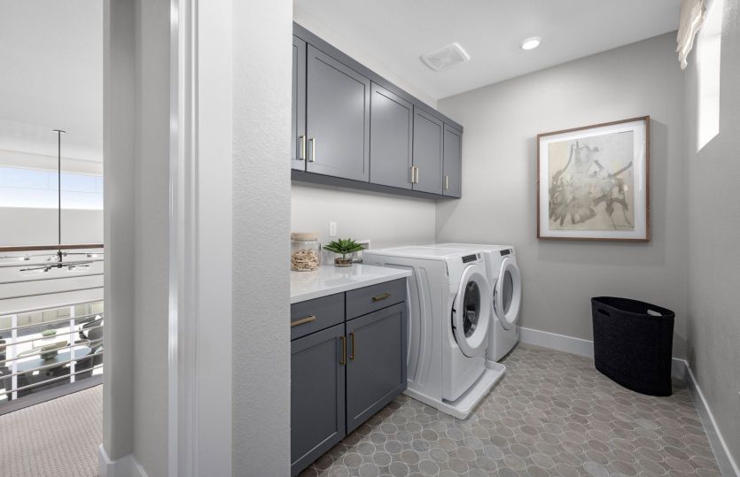 Second floor laundry