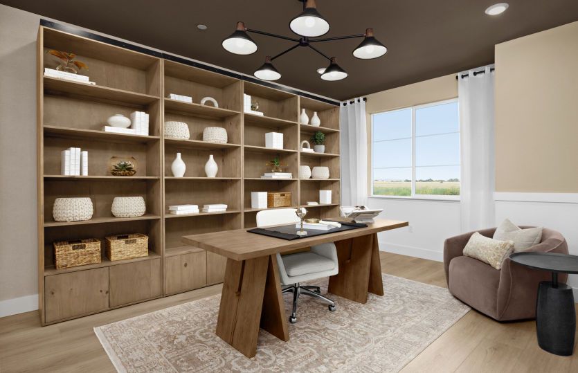 Den off entry - perfect for a home office