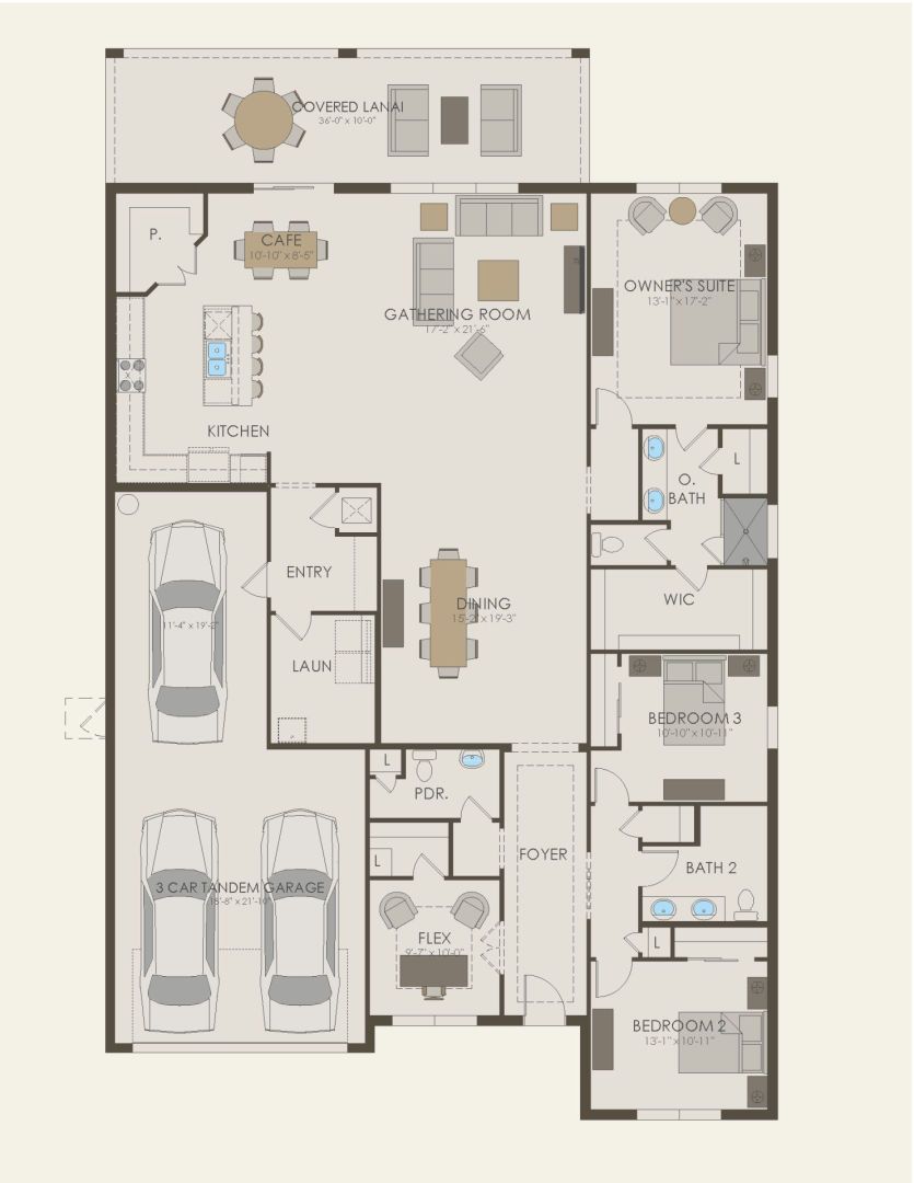 First Floor 3 br / 2.5 ba