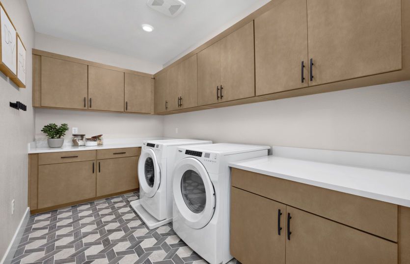 Second floor laundry