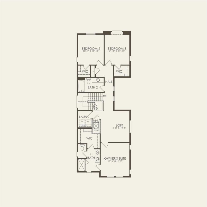 Second Floor 3 br / 2.5 ba