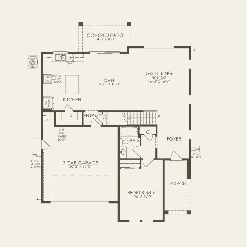 First Floor 4 br / 3 ba