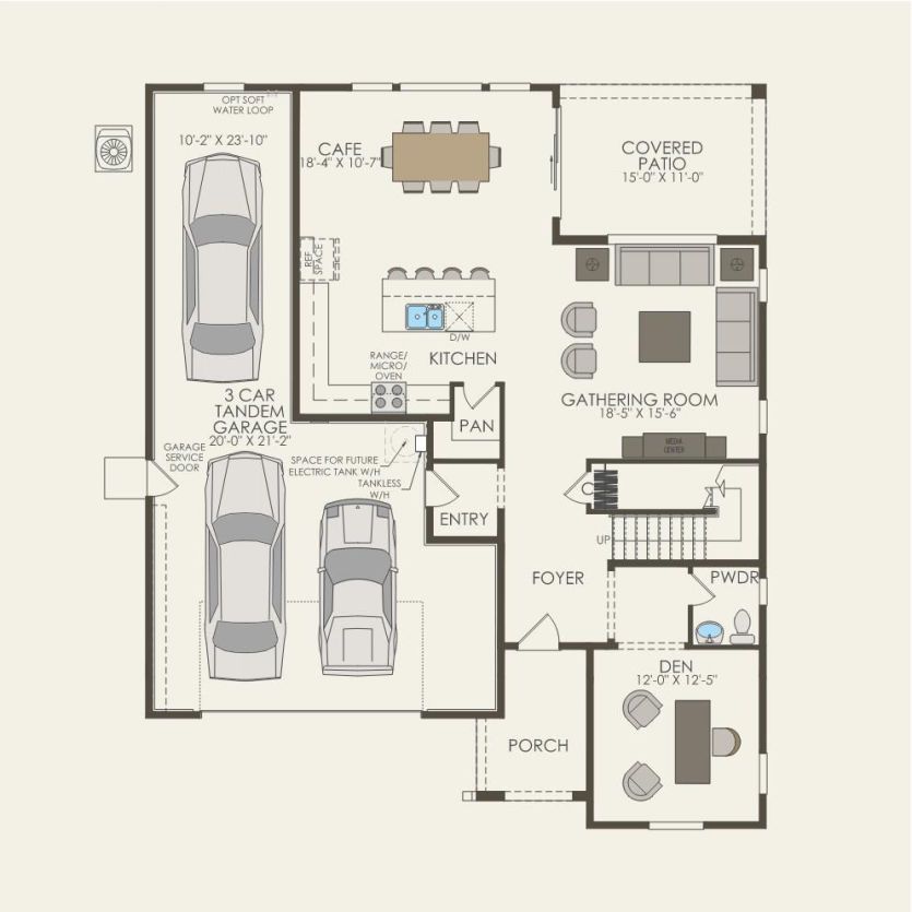 First Floor 4 br / 2.5 ba