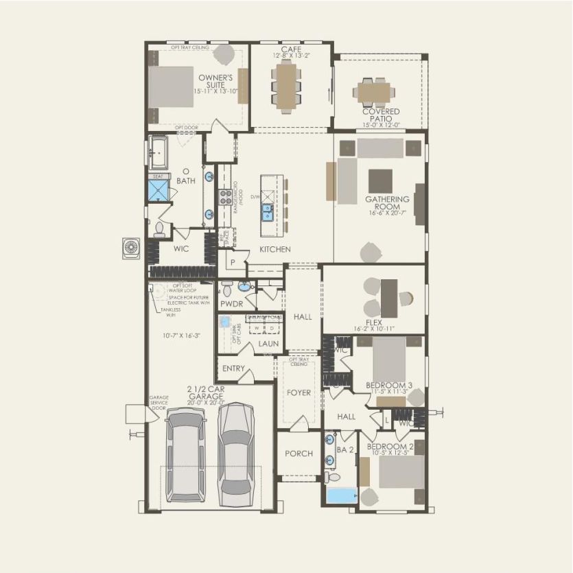 First Floor 3 br / 2.5 ba