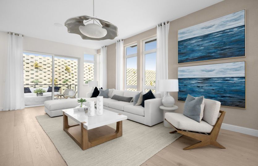 Light-filled gathering room